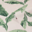 furn. Plantain Teal Blue/Blush Pink Botanical Printed Wallpaper Sample