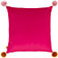 furn. Pom-Poms Love Wins Velvet Polyester Filled Cushion
