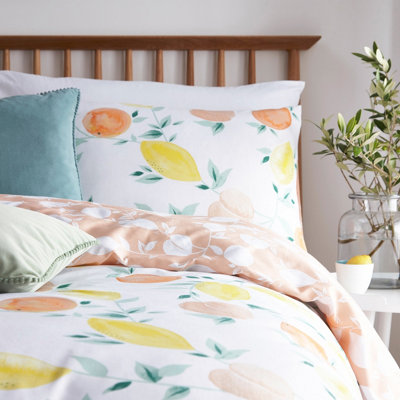 furn. Pommie King Duvet Cover Set, Cotton, Polyester, Multi
