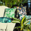 furn. Psychedelic Jungle Abstract Outdoor Polyester Filled Cushion