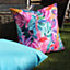 furn. Psychedelic Jungle Printed UV & Water Resistant Outdoor Polyester Filled Cushion