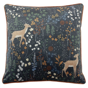 furn. Richmond Botanical Woodland Piped Polyester Filled Cushion
