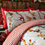 furn. Santas Workshop Christmas Reversible Duvet Cover Set
