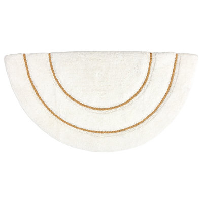 furn. Semi Circle Braided Cotton Anti-Slip Bath Mat Price Comparisons | Compare The Build