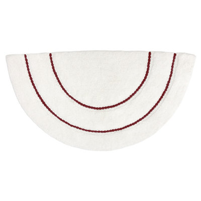 furn. Semi Circle Braided Cotton Anti-Slip Bath Mat Price Comparisons | Compare The Build
