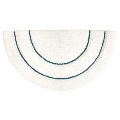 furn. Semi Circle Braided Cotton Anti-Slip Bath Mat Price Comparisons | Compare The Build