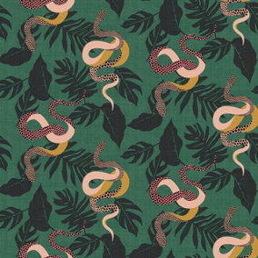 Green Contemporary Animal Wallpaper, Wallpaper & wall coverings