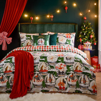 furn. Showtime Festive Duvet Set