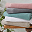 furn. Textured 4 Piece Hand Towel/Bath Sheet Bale, Cotton, Warm Natural