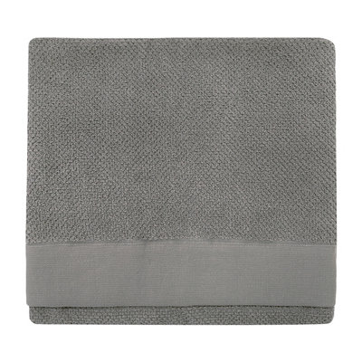 furn. Textured Bath Towel, Cotton, Cool Grey Price Comparisons | Compare The Build