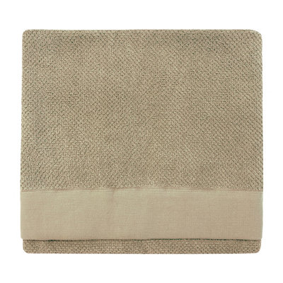 furn. Textured Bath Towel, Cotton, Warm Natural Price Comparisons | Compare The Build