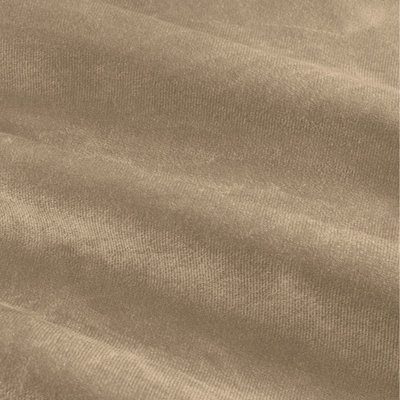 Furn The Ultimate Velvet Room Darkening Eyelet Curtain Pair, Mocha, (W) 168 x (D) 229cm