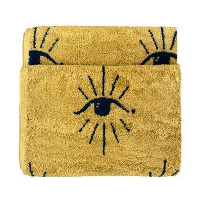furn. Theia Abstract Eye Printed Hand Towel Price Comparisons | Compare The Build