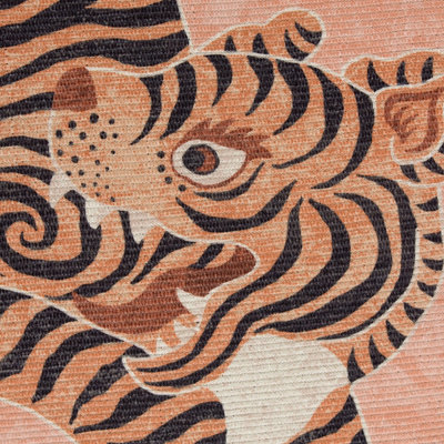 furn. Tibetan Tiger Digitally Printed Outdoor/Indoor Rug