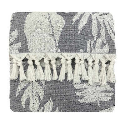 furn. Tropics Botanical Jacquard Tasselled Bath Towel Price Comparisons | Compare The Build