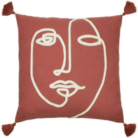 furn. Uno Face Tufted Tasselled Cushion Cover