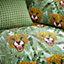 furn. Untamed Cheetah Botanical Reversible Duvet Cover Set