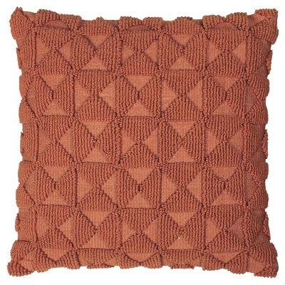 furn. Varma Geometric 100% Cotton Feather Filled Cushion