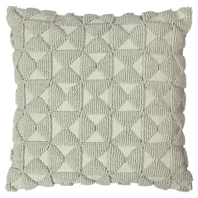 furn. Varma Geometric 100% Cotton Feather Filled Cushion