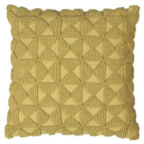 furn. Varma Geometric 100% Cotton Polyester Filled Cushion