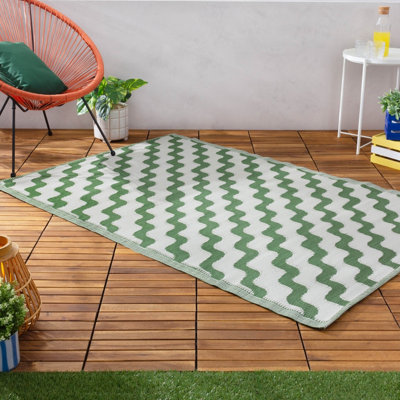 furn. Wave Outdoor/Indoor 100% Recycled Rug