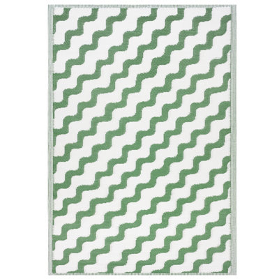 furn. Wave Outdoor/Indoor 100% Recycled Rug