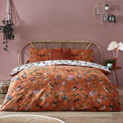 furn. Wildlings Exotic Animal Reversible Duvet Cover Set