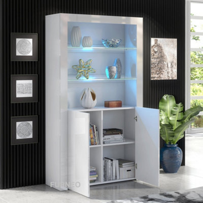 White high deals gloss display unit