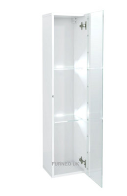 Floating on sale display cabinet