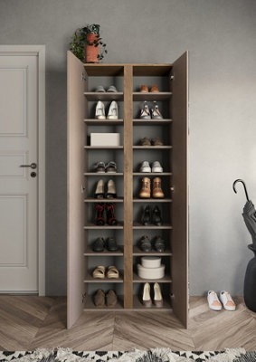 FURNICOMP Chelsea Door Bronze and Mercure Oak Tall