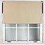 FURNISHED Blackout Roller Blinds - Cappuccino Trimmable Blind for Windows and Doors (W)180cm (L)165cm