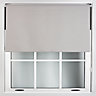FURNISHED Blackout Roller Blinds - Grey Trimmable Blind for Windows and Doors (W)150cm (L)165cm