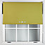 FURNISHED Blackout Roller Blinds with Triple Square Eyelets and Metal Fittings- Green Trimmable (W)185cm (L)210cm