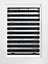 FURNISHED Day and Night Roller Blinds - Black Striped Roller Shades for Windows and Doors (W)110cm (L)165cm
