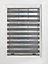 FURNISHED Day and Night Roller Blinds - Dark Grey Striped Roller Shades for Windows and Doors (W)140cm (L)165cm