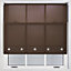 Furnished Daylight Roller Blind with Square Eyelets - Trimmable Mocha, 110cm x 210cm