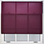 FURNISHED Daylight Roller Blinds - Aubergine Blue Trimmable Blind for Windows and Doors (W)150cm (L)165cm
