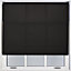 FURNISHED Daylight Roller Blinds - Black Trimmable Blind for Windows and Doors (W)65cm (L)165cm