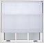 FURNISHED Daylight Roller Blinds - White Trimmable Blind for Windows and Doors (W)140cm (L)165cm