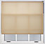 FURNISHED Daylight Roller Blinds with Metal Fittings - Cappuccino Trimmable Blind for Windows and Doors (W)175cm (L)165cm