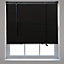 FURNISHED PVC Venetian Blinds - Black 25mm Slats Trimmable Blinds for Windows and Doors  (W)175cm (L)150cm