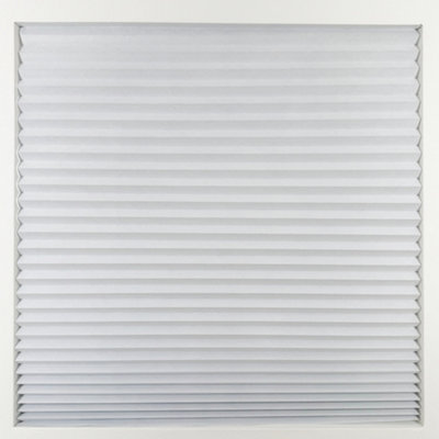 Furnished Stick On Blackout Blinds - No Drill Pleated Shades, Removable ...