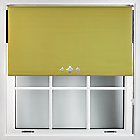 FURNISHED Thermal Blackout Roller Blinds with Triple Diamond Eyelets & Metal Fittings - Green (W)200cm (L)210cm