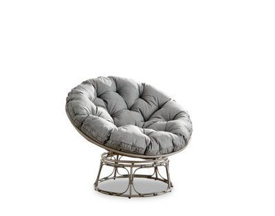 Papasan best sale cushion grey