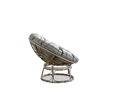 Outdoor metal store papasan chair