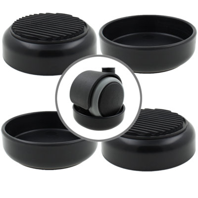 Furniture Castor Cups - Non Slip - Protect Floors, Prevent Movement - 4 Pcs