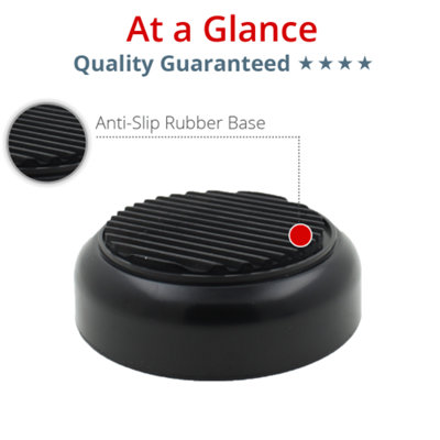 Lifeswonderful - 4x Felt Base Castor Cups - Non Slip - Protect Your - View #5