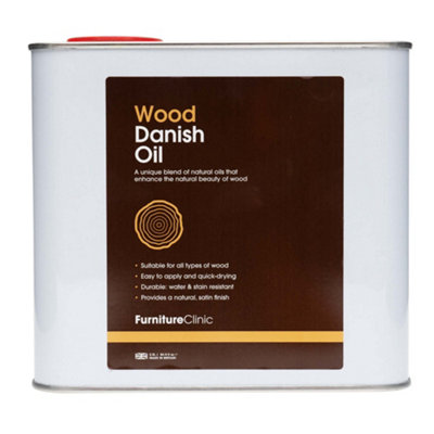 Furniture Clinic Danish Oil, 2.5L DIY at B&Q