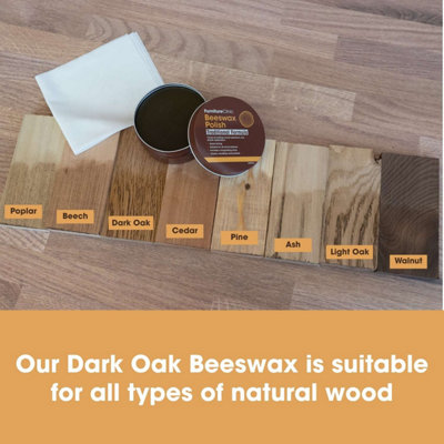 Furniture Clinic Dark Oak Beeswax Polish & Wax for Wood 200ml