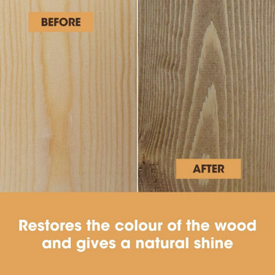 Furniture Clinic Dark Oak Beeswax Polish & Wax for Wood 200ml
